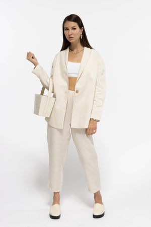 Casual Linen Suit - MereU